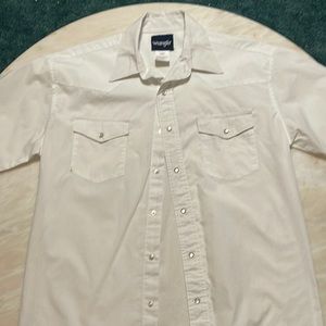 Mens Wrangler Pearl Snap Short Sleeve Shirt